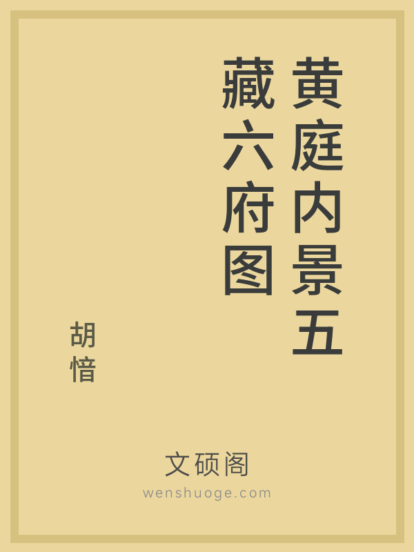 黄庭内景五藏六府图
